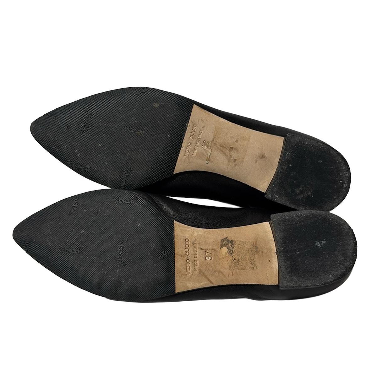 FABIO RUSCONI(ファビオルスコーニ) パンプス 37 レディース - 黒