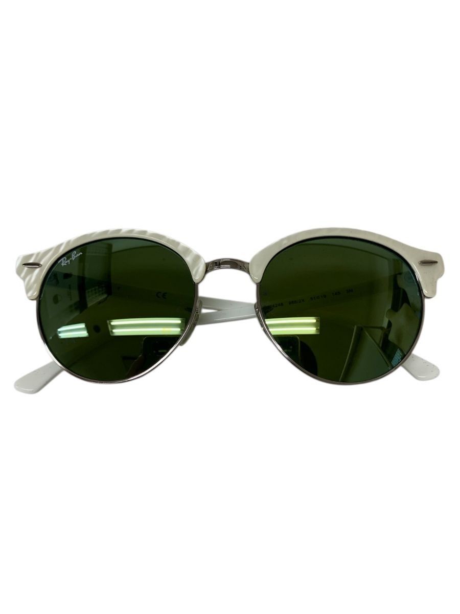 レイバン RB 4246 サングラス ホワイト コンビフレーム フルリム ボストン