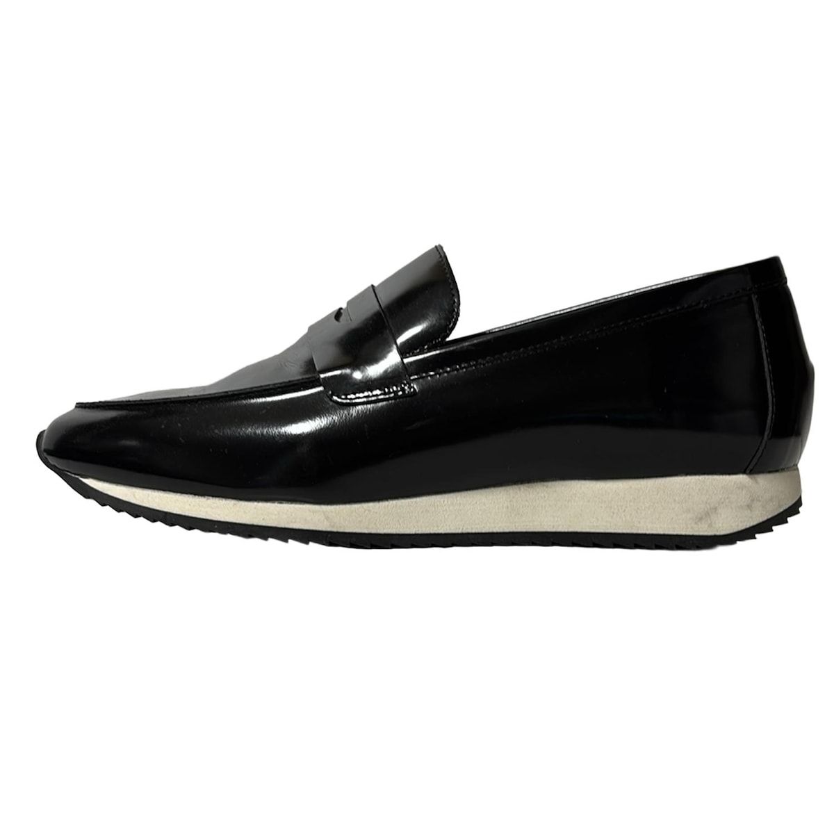 FABIO RUSCONI(ファビオルスコーニ) ローファー 37 レディース - 黒