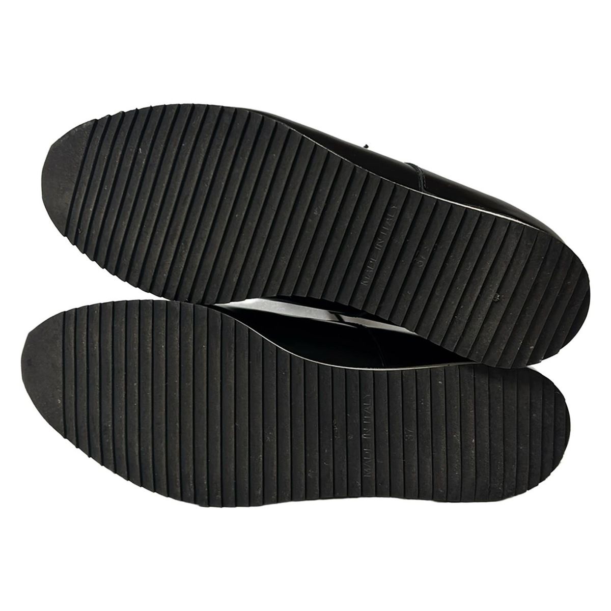  FABIO RUSCONI ファビオルスコーニ シューズ 37 レディース - 黒 レザー その他 靴