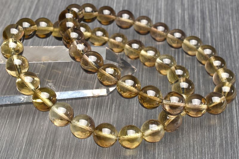 希少◇魔晶宙斯 ゼウスクォーツ(スモーキーシトリンファントム) 12.5mm