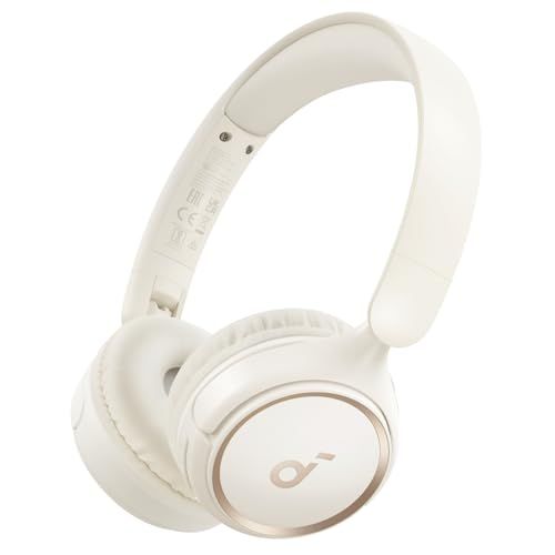 Anker Soundcore H 30 i Bluetooth 5.3 ワイヤレス オンイヤーヘッドホン 最大70時間音楽再生 軽量設計 有線接続 マルチポイント対応 通話対応 オフホワイトse