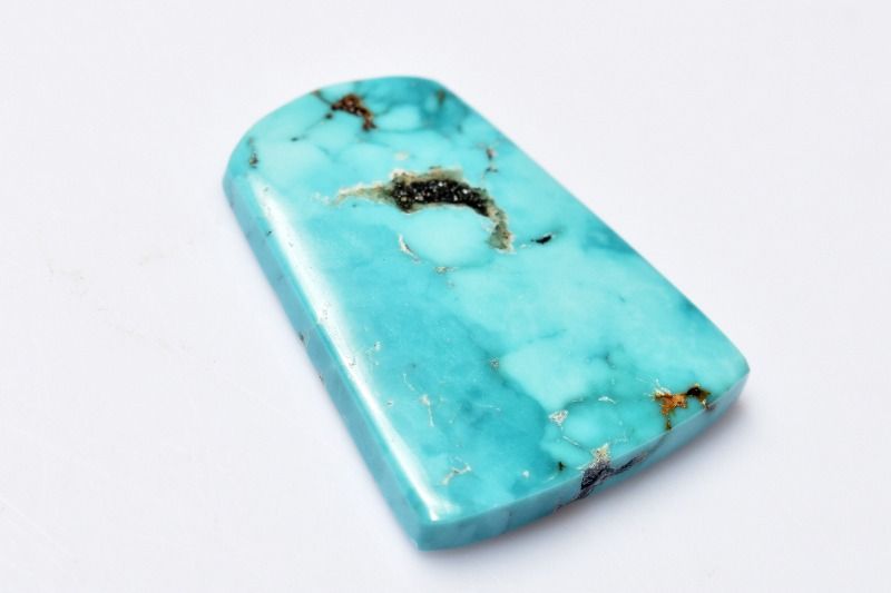 1点物】天然◇希少 ターコイズ 19x15mm プレート ルース