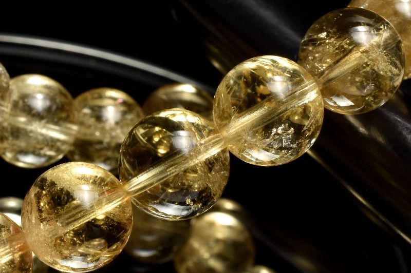 １点物 激 黄金レムリアン ゴールデンレムリアンシードクリスタル 10.5-11 mm ブレスレット パワーストーン 天然石 _MC 2065