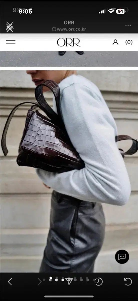 Orr オル Alligator エル バッグ 本品 ボックス