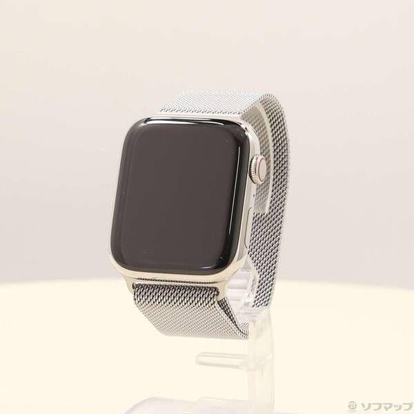 【100%新品，新作登場】 〔中古品〕 Apple Watch Series 4 GPS + Cellular 44mm ステンレススチールケース ミラネーゼループ【377】 Apple Watch本体