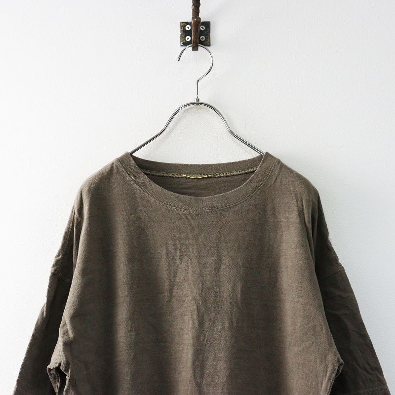 2022SS ドゥーズィエムクラス Deuxieme Classe loose Tシャツ /カーキ