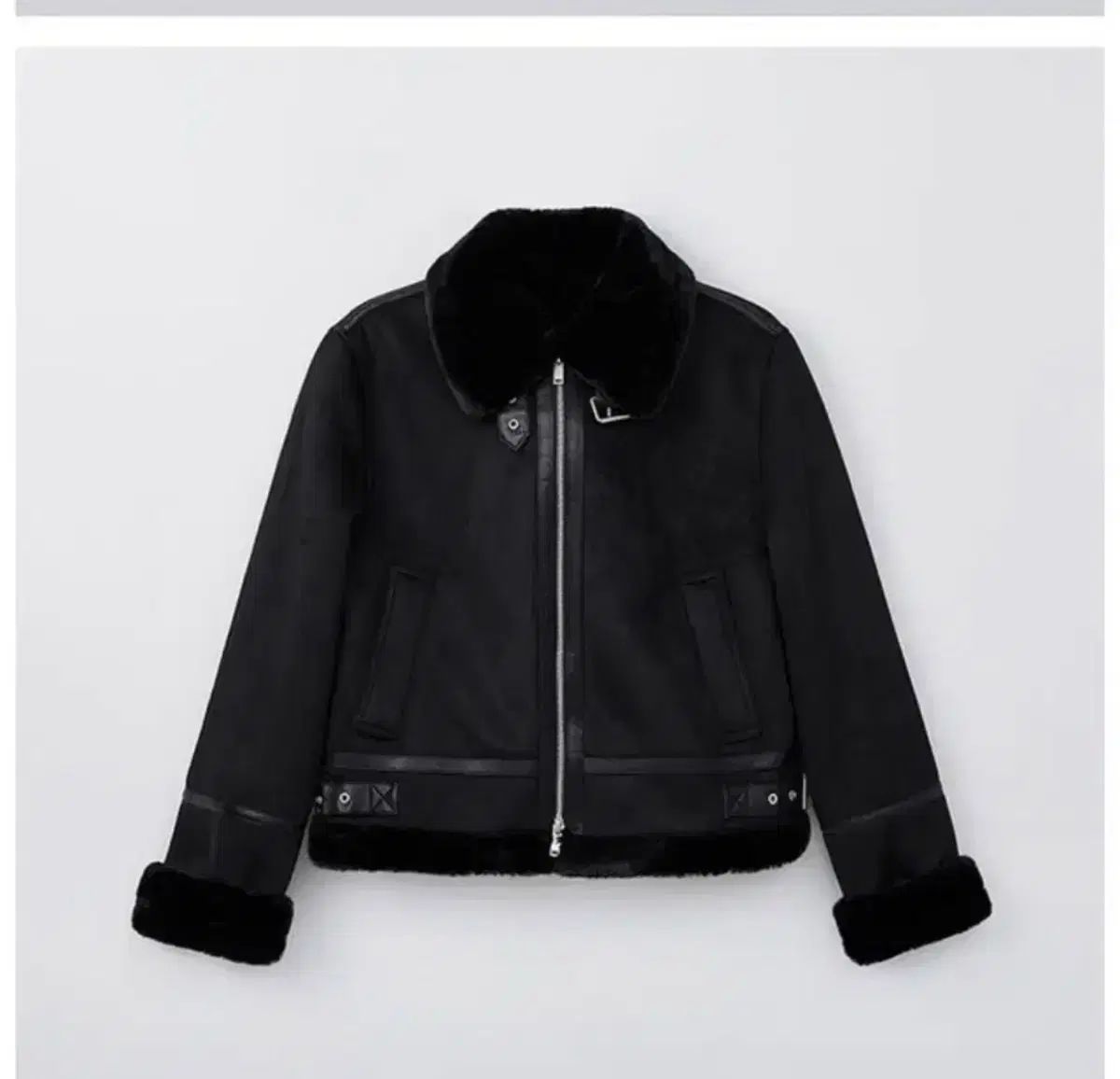 SPAO ムートン ブラック XS サイズ