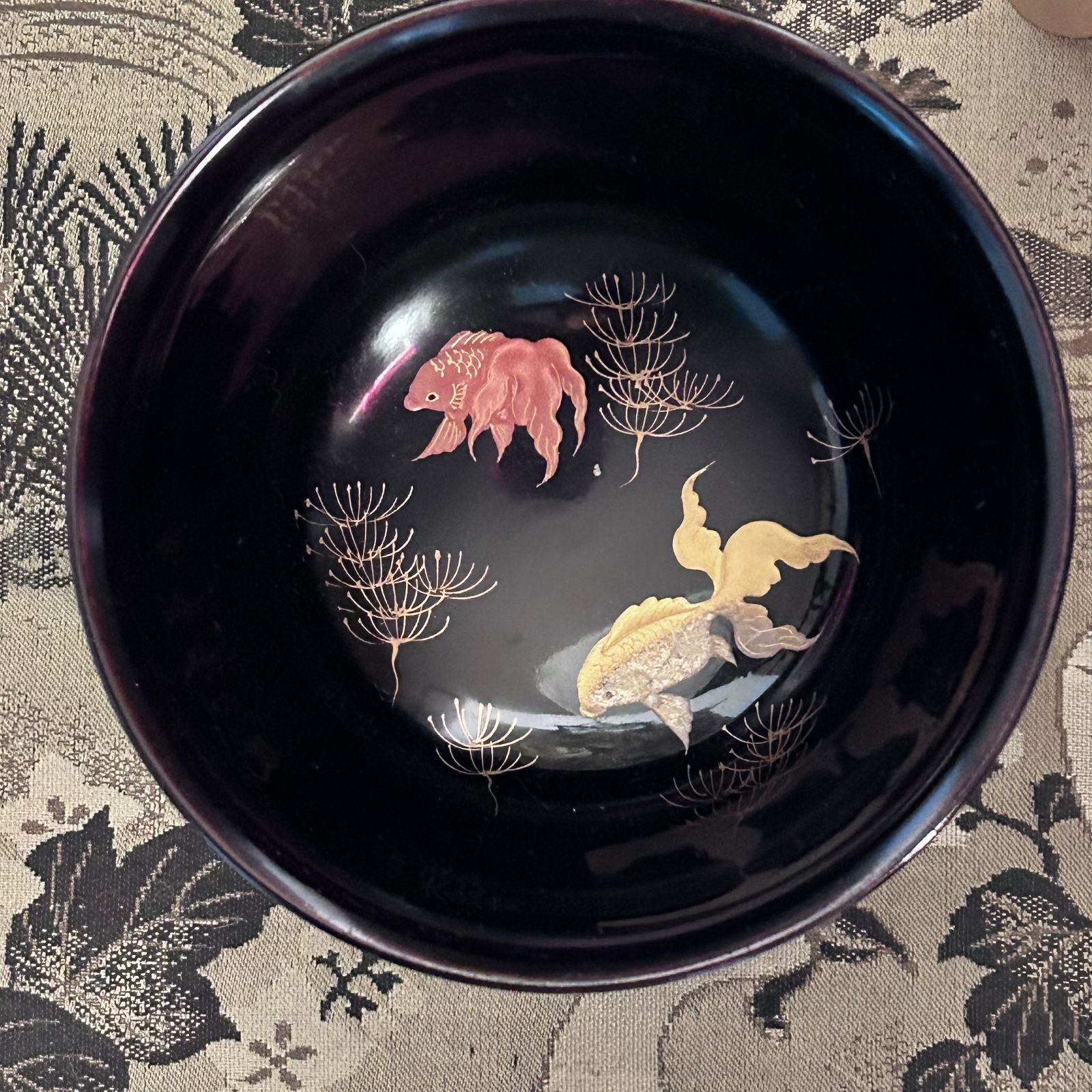 盃洗 蒔絵 金魚 漆器 - メルカリ