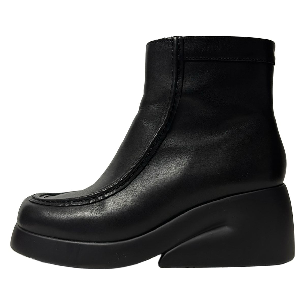 CAMPER カンペール ショートブーツ 36 レディース 黒 レザー