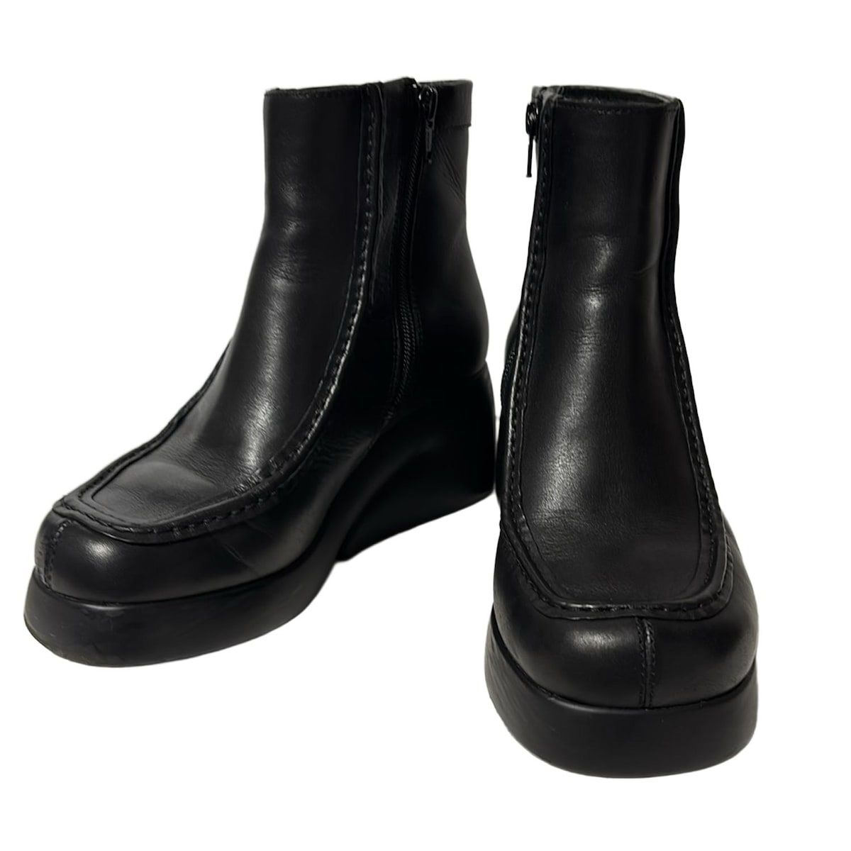 CAMPER カンペール ショートブーツ 36 レディース - 黒 レザー