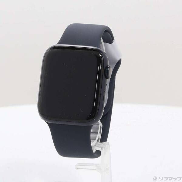 〔中古品〕 Apple Watch Series 8 GPS 45mm ミッドナイトアルミニウムケース ミッドナイトスポーツバンド【198】