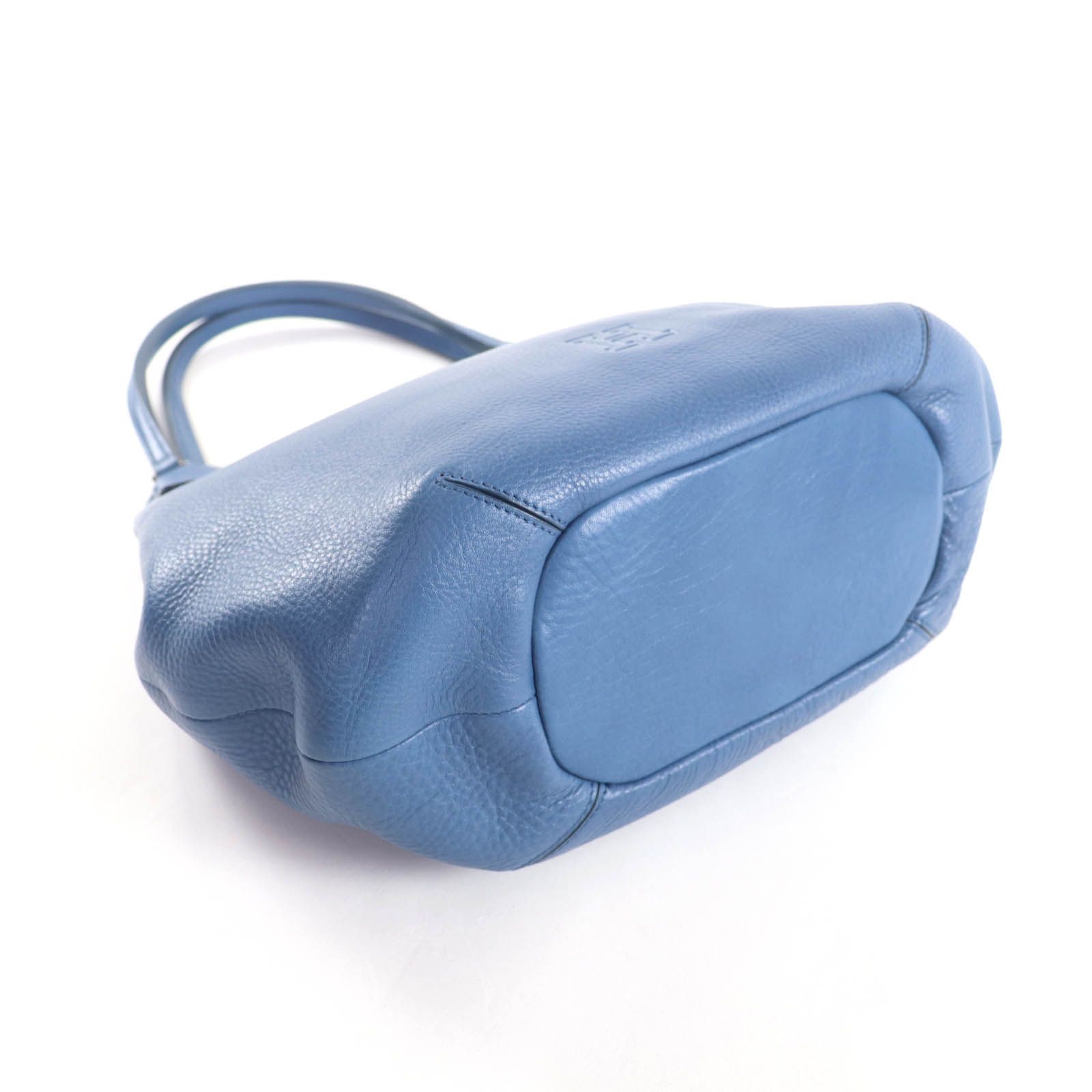 美品☆HIROFU ヒロフ ロゴ刻印 オールレザー トートバッグ ショルダー