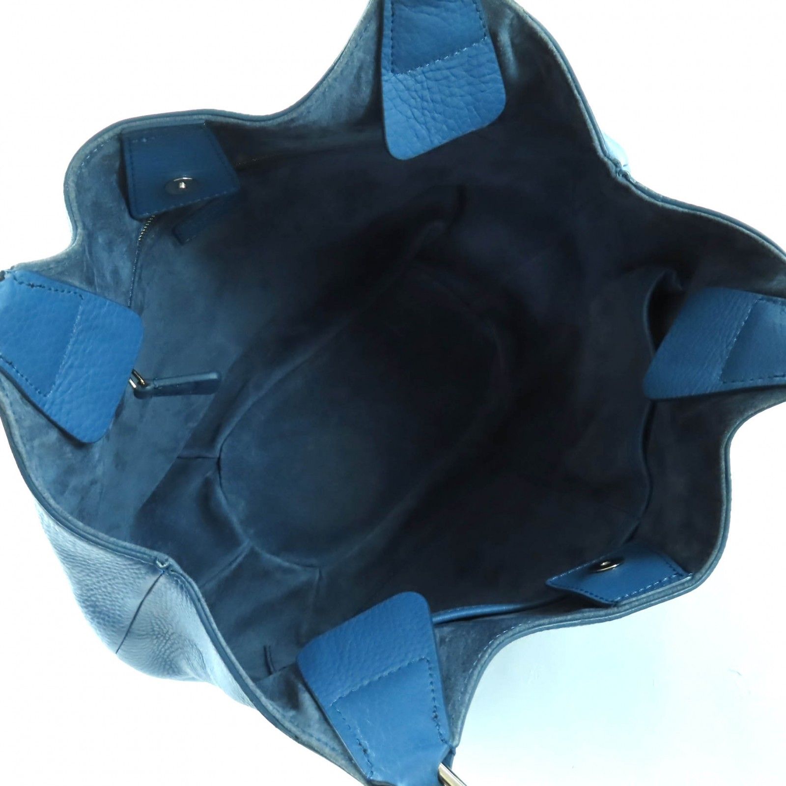 美品☆HIROFU ヒロフ ロゴ刻印 オールレザー トートバッグ ショルダー