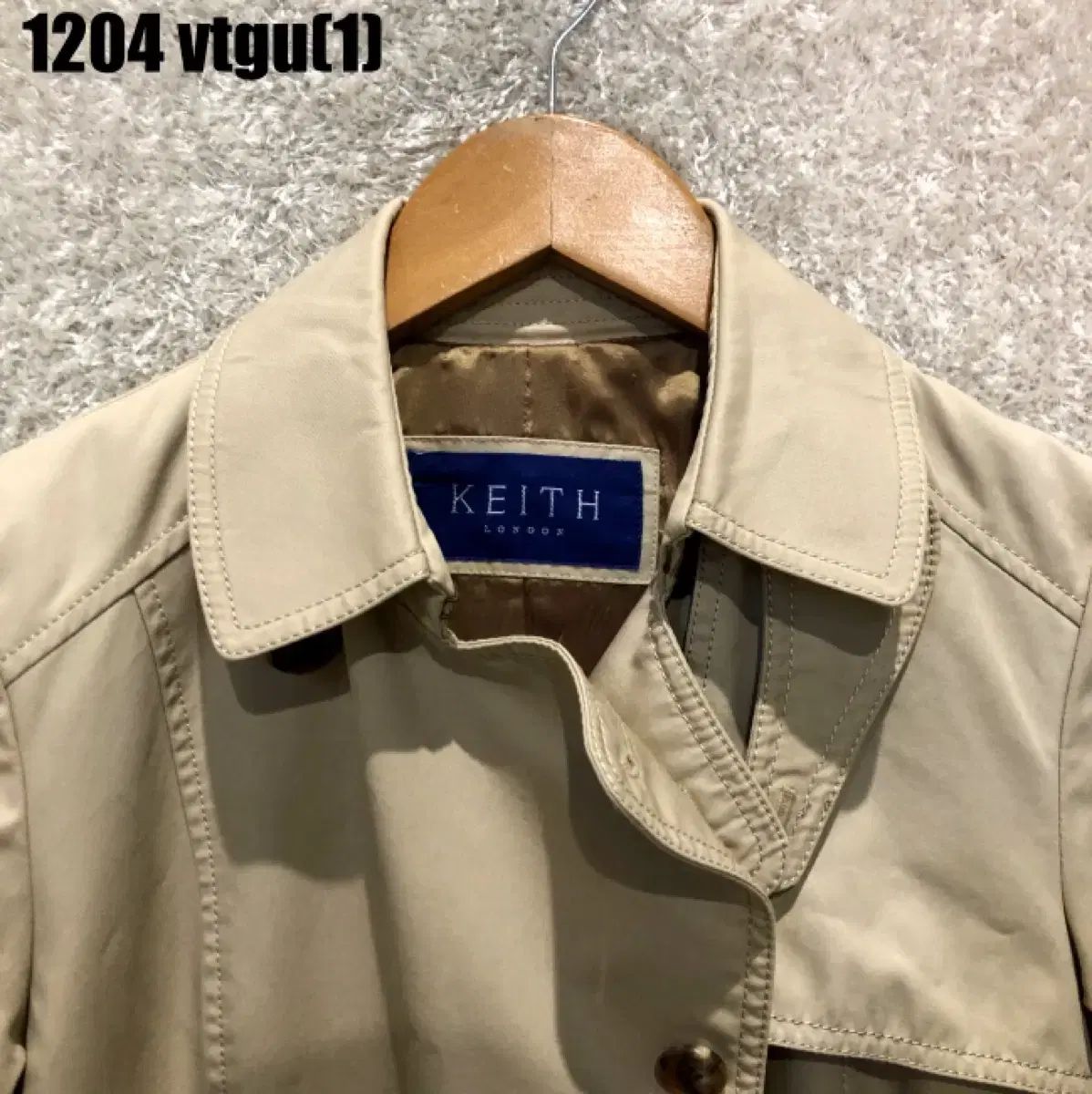 KEITH キース ベージュ トレンチコート s - メルカリ