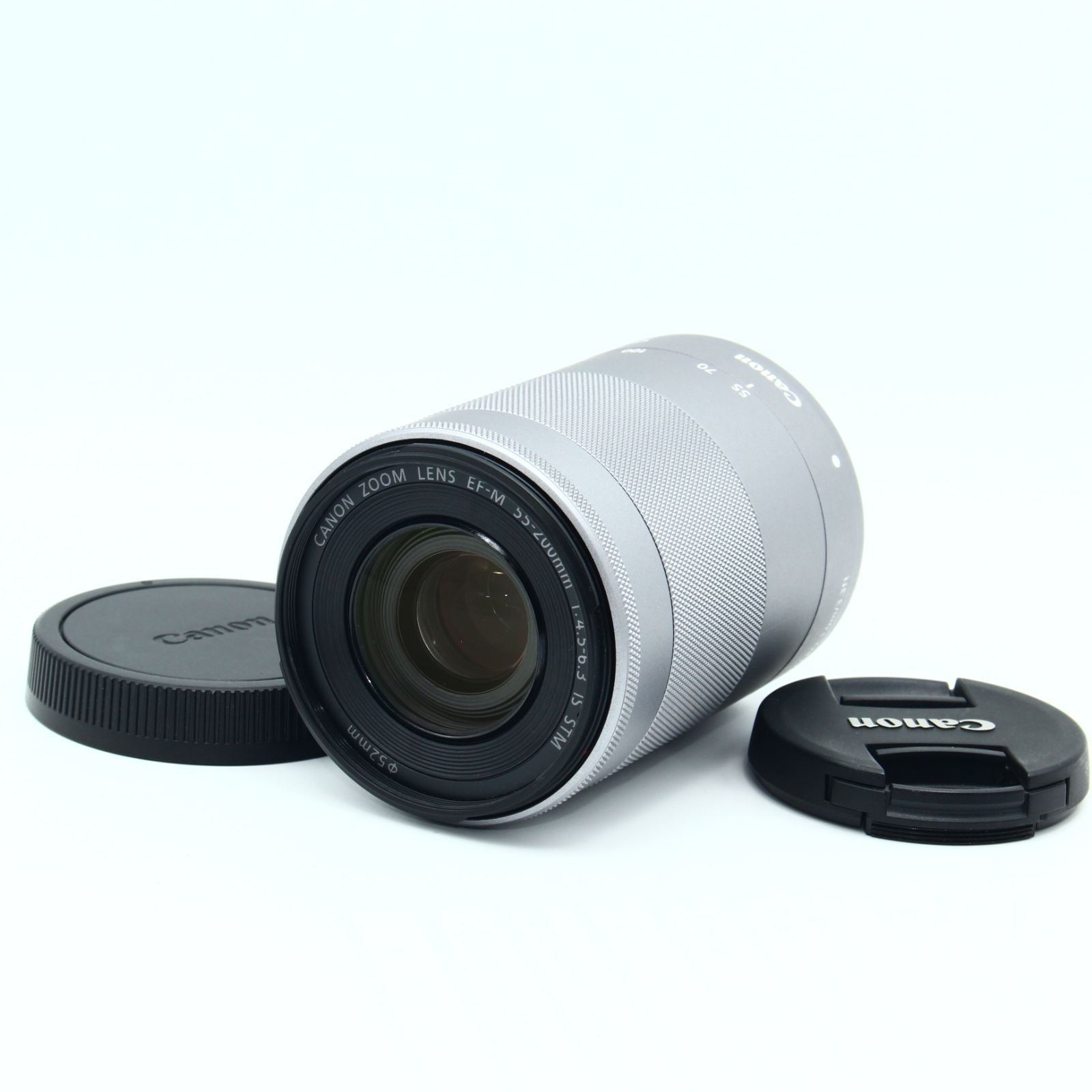 Canon 望遠ズームレンズ EF-M55-200mm F4.5-6.3 IS STM シルバー