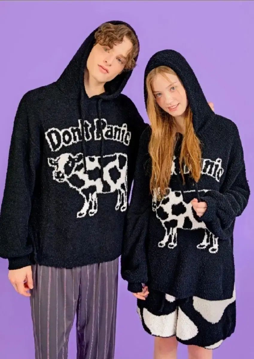 ウィグルウィグル フーディーパジャマ 睡眠ルームウェア セット Don t Panic