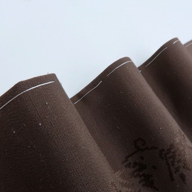 百華 Y 4116 正絹 仕付け糸付 手縫い仕立て 紬 着物