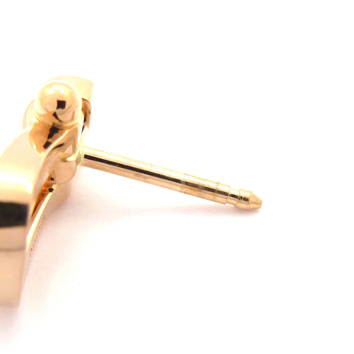  FRED フレッド ピアス フォース10 イヤリング 8 B 0321 K 18 PG ダイヤモンド 左側用 片側のみ 15 Pダイヤ 約0 07カラット ピアス(両耳用) アクセサリー