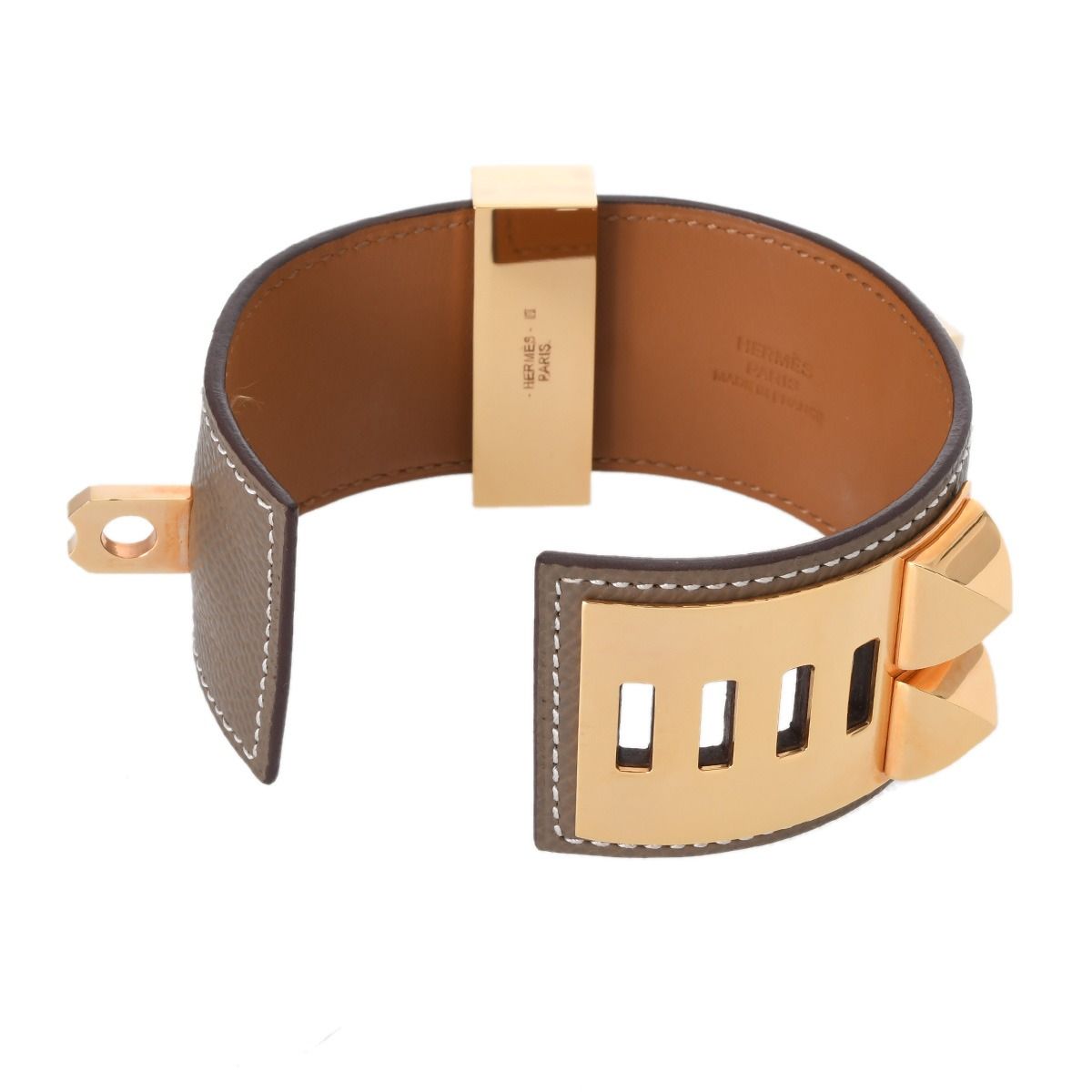 エルメス コリエドシアン エトゥープ ゴールド金具 Z刻印(2021年頃