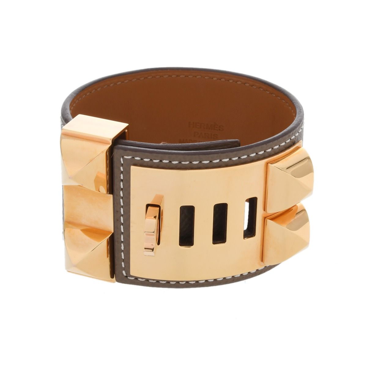 エルメス コリエドシアン エトゥープ ゴールド金具 Z刻印(2021年頃