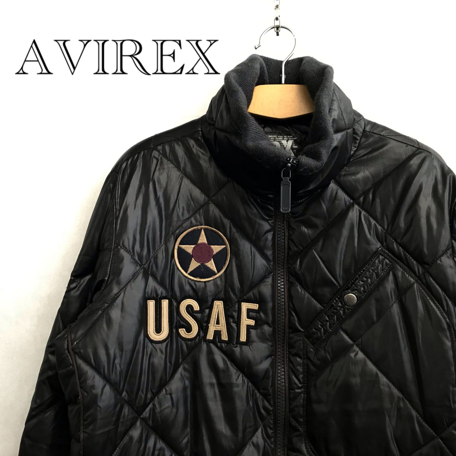 AVIREX 中綿キルティングジャケット パディングジャケット 6122068 M