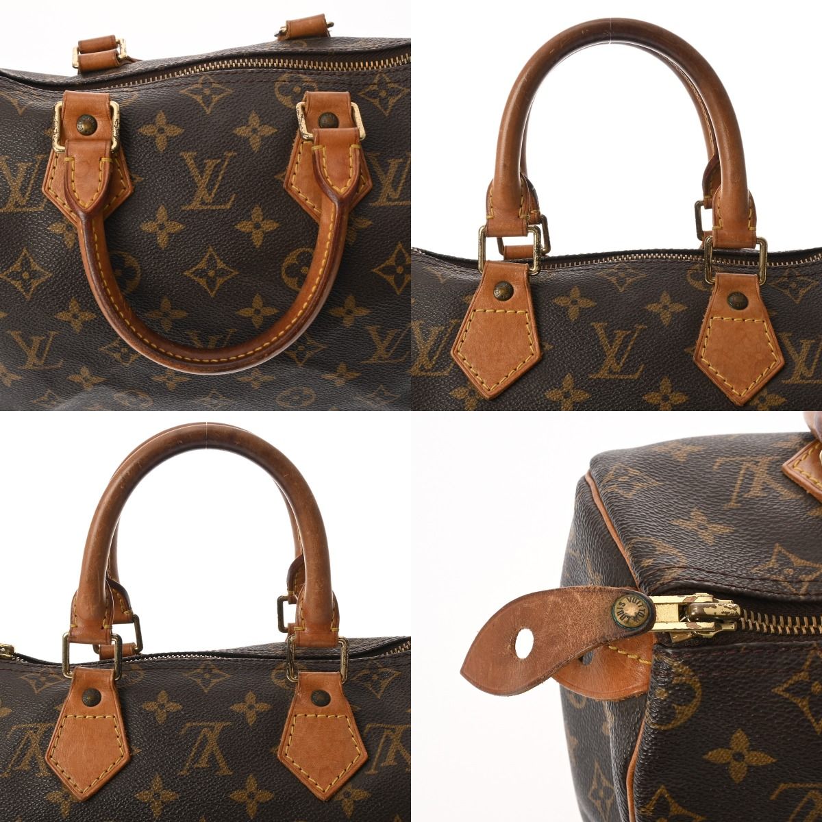 ルイヴィトン モノグラム スピーディ 25 旧型 ブラウン M41528