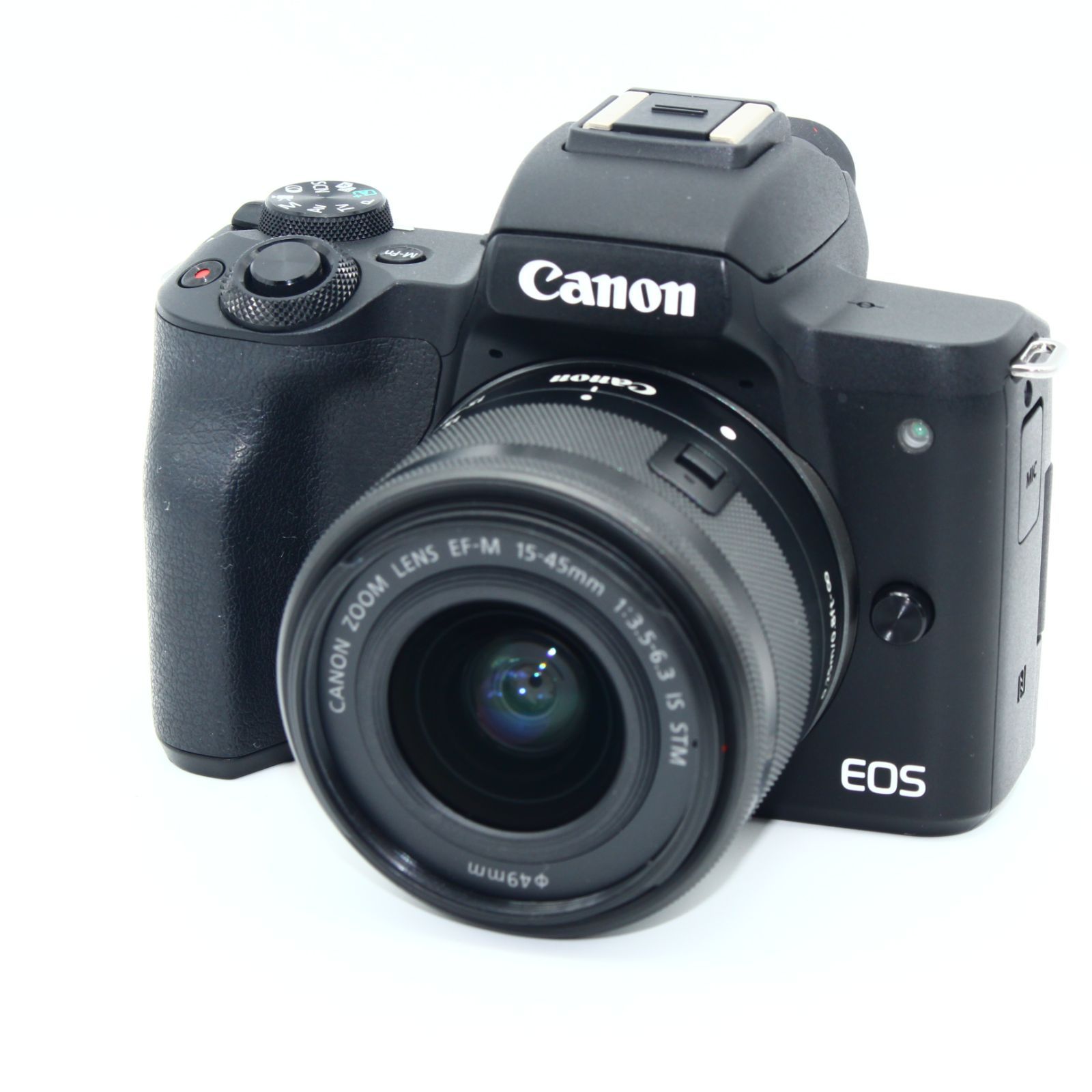 Canon ミラーレス一眼カメラ EOS Kiss M 標準ズームキット ブラック