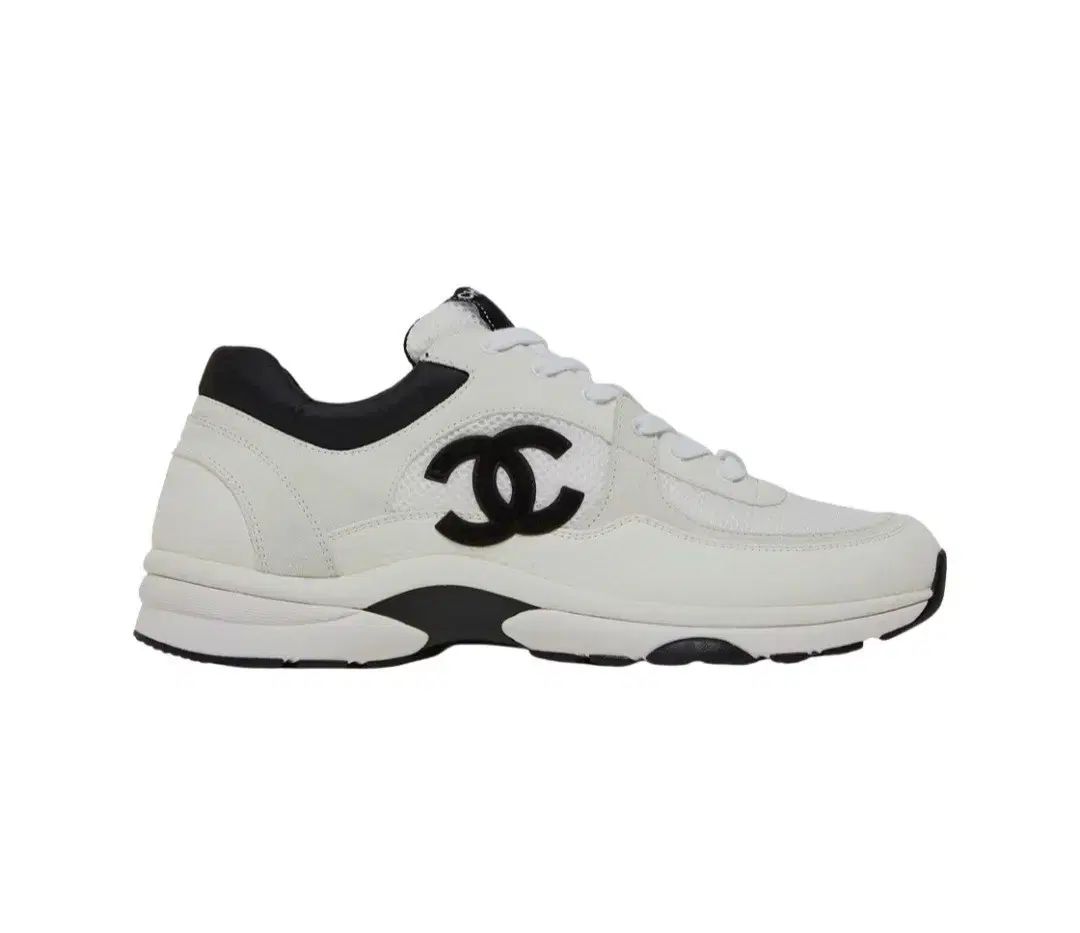 CHANEL シャネル CC ロゴ スニーカー 白 ブラック