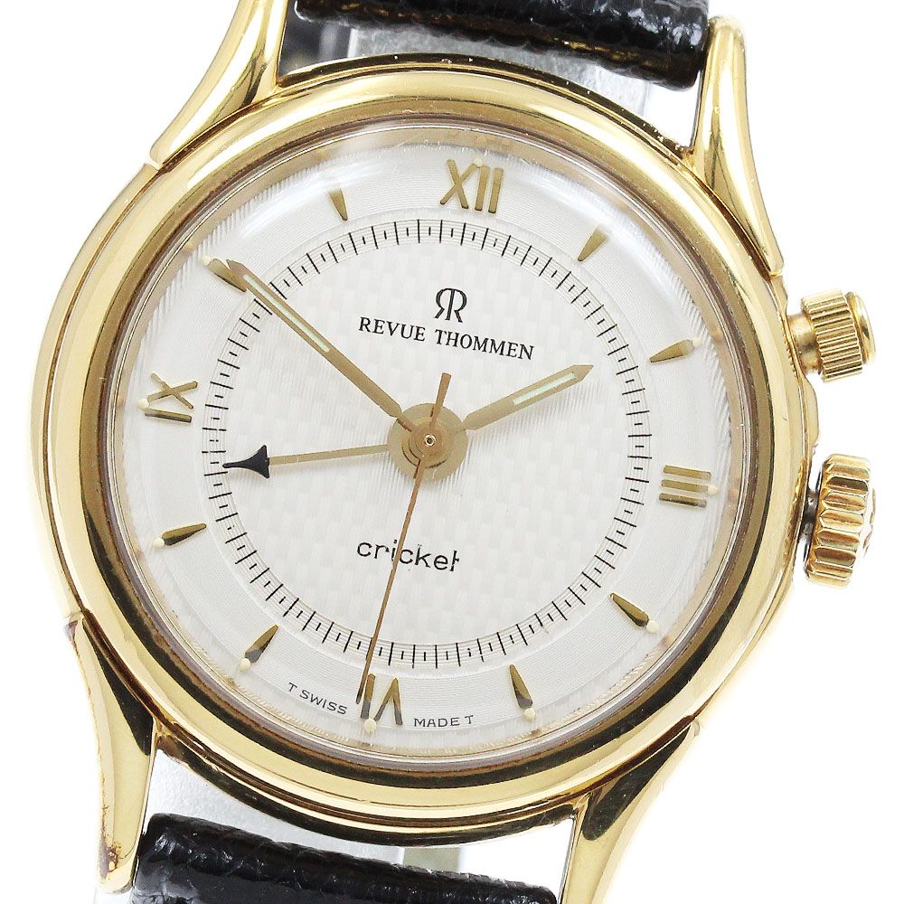レビュートーメン REVUE THOMMEN 8022002 クリケット アラーム 手巻き メンズ箱 保証書付き_921444