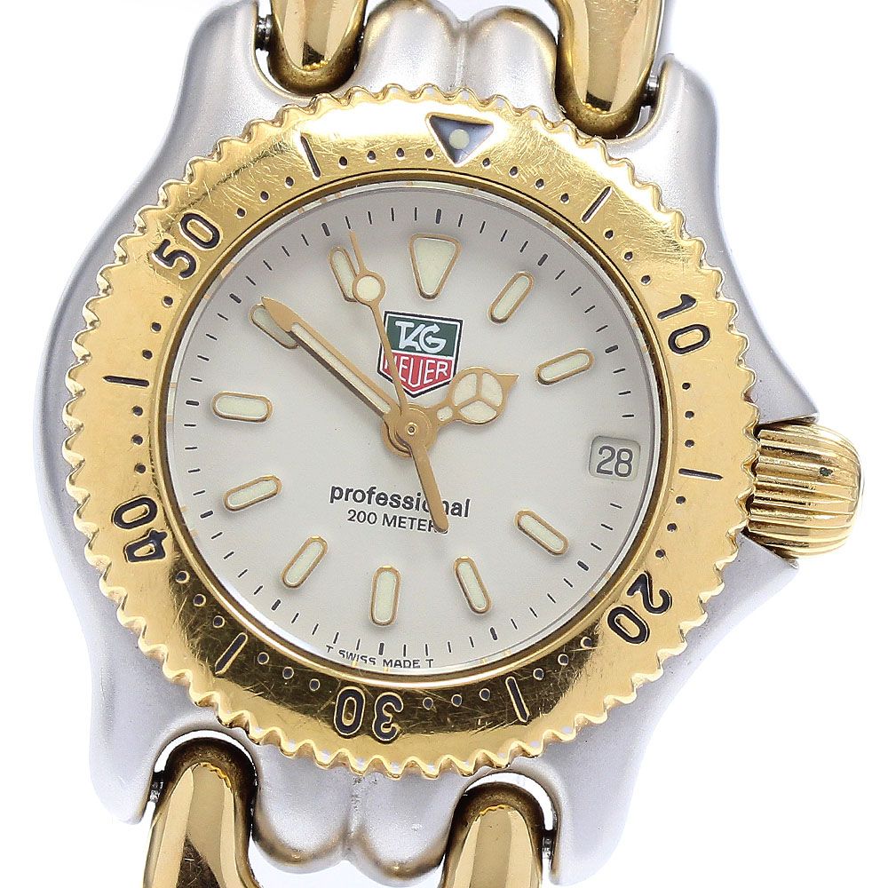 タグホイヤー TAG HEUER S 95 708 セル デイト クォーツ レディース保証書付き_923359