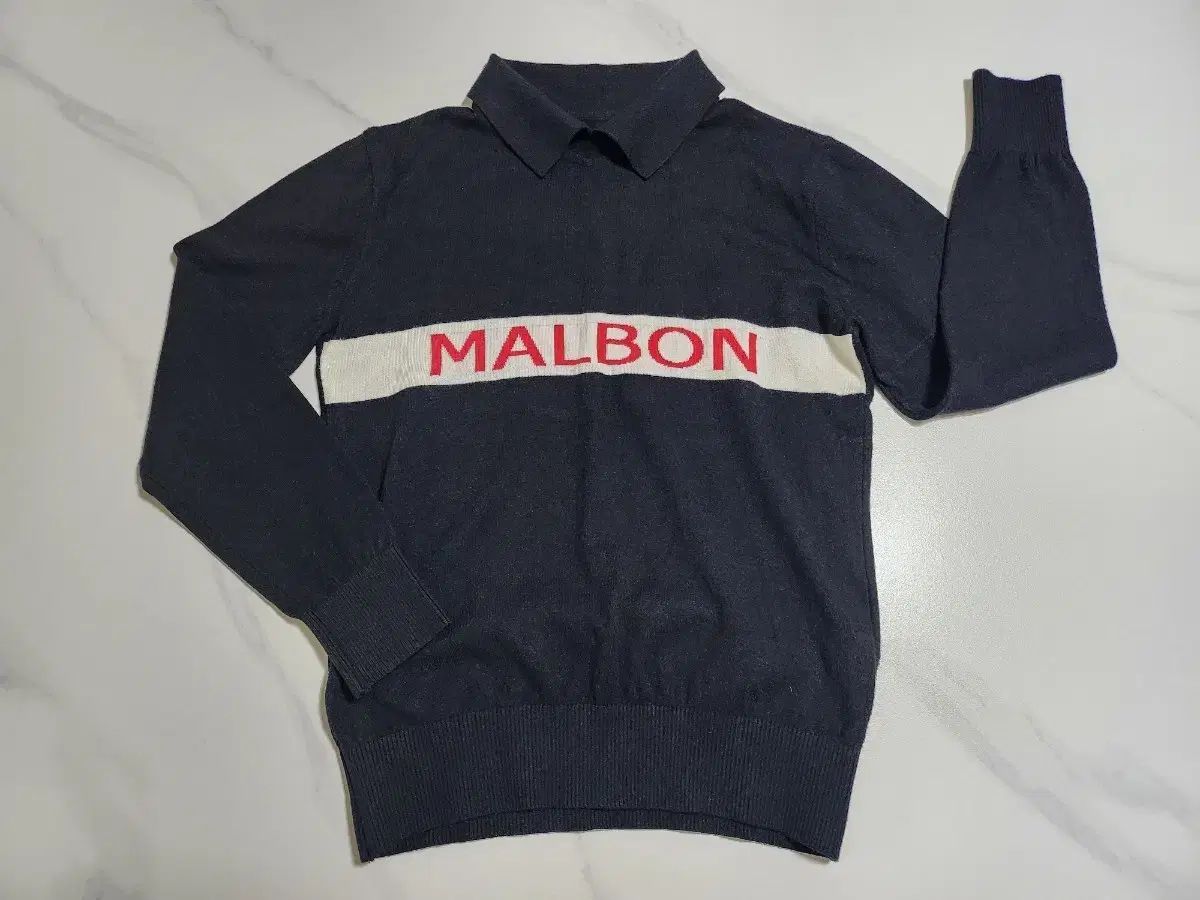 マルボンゴルフ ネイビー KARA カラ 柔らかい ニット L