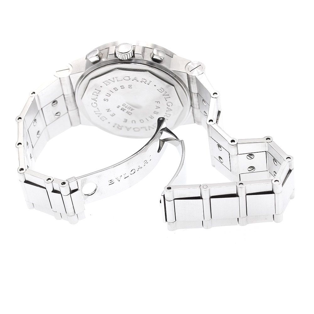 美品　BVLGARI/ブルガリ ディアゴノ クロノ CH35S 自動巻き ブルガリ BVLGARI CH35S ディアゴノ スポーツ クロノグラフ デイト
