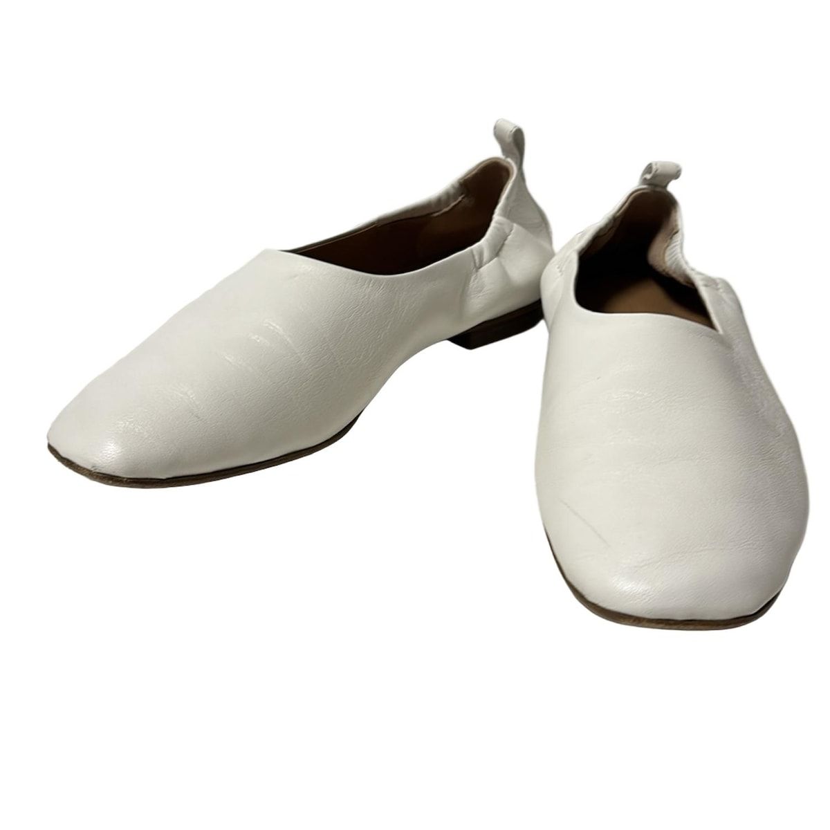 PELLICO ホワイト フラットシューズ PELLICO(ペリーコ) フラットシューズ 36 レディース - 白 レザー