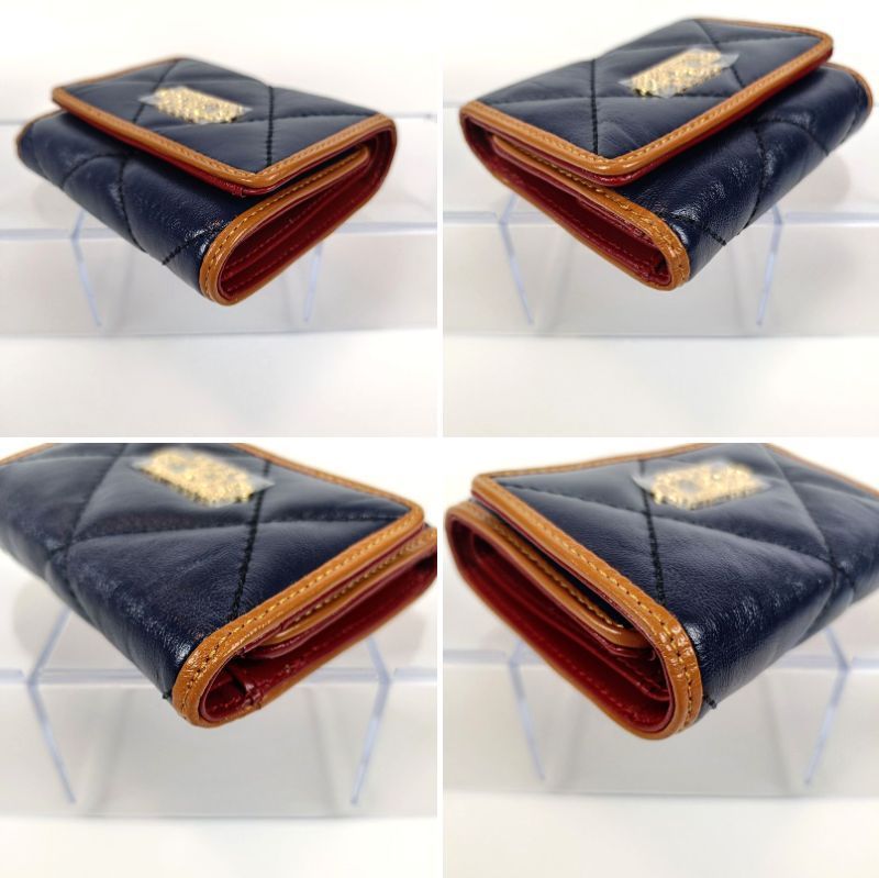 未使用 COCOCELUX GOLD ココセリュックスゴールド レザー キルティング 