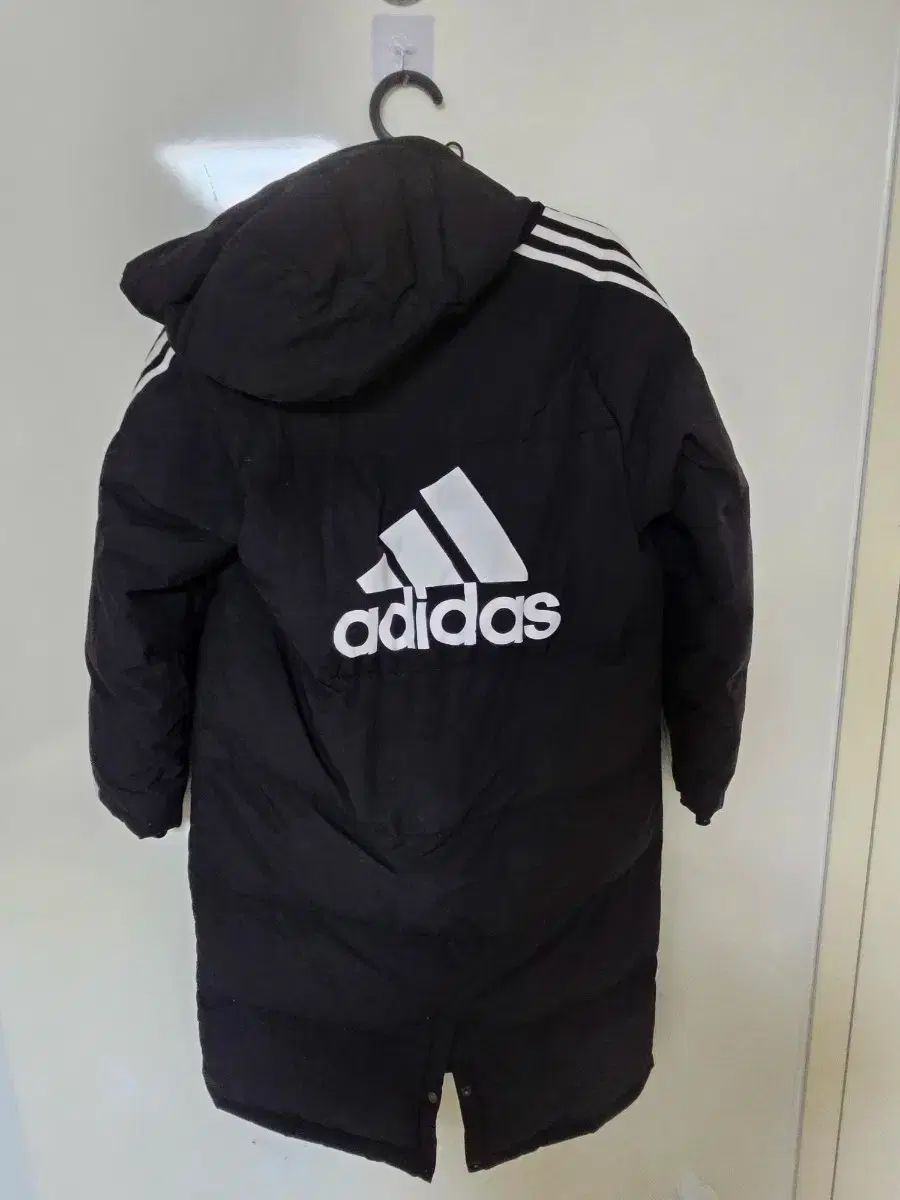アディダス ダックダウン ブラック ロングダウンジャケット キッズ 150