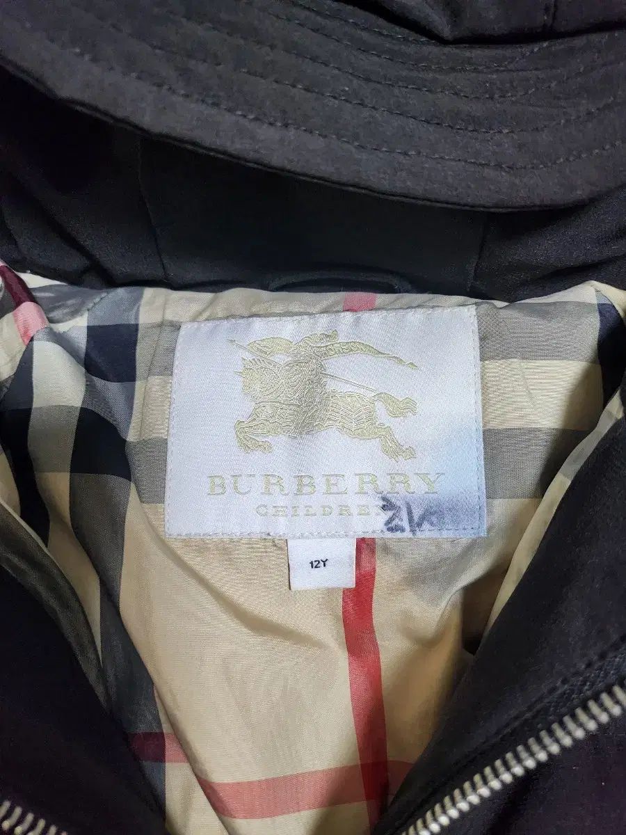 キッズ 12 Y ブラック フード ダウンジャケット ロング丈