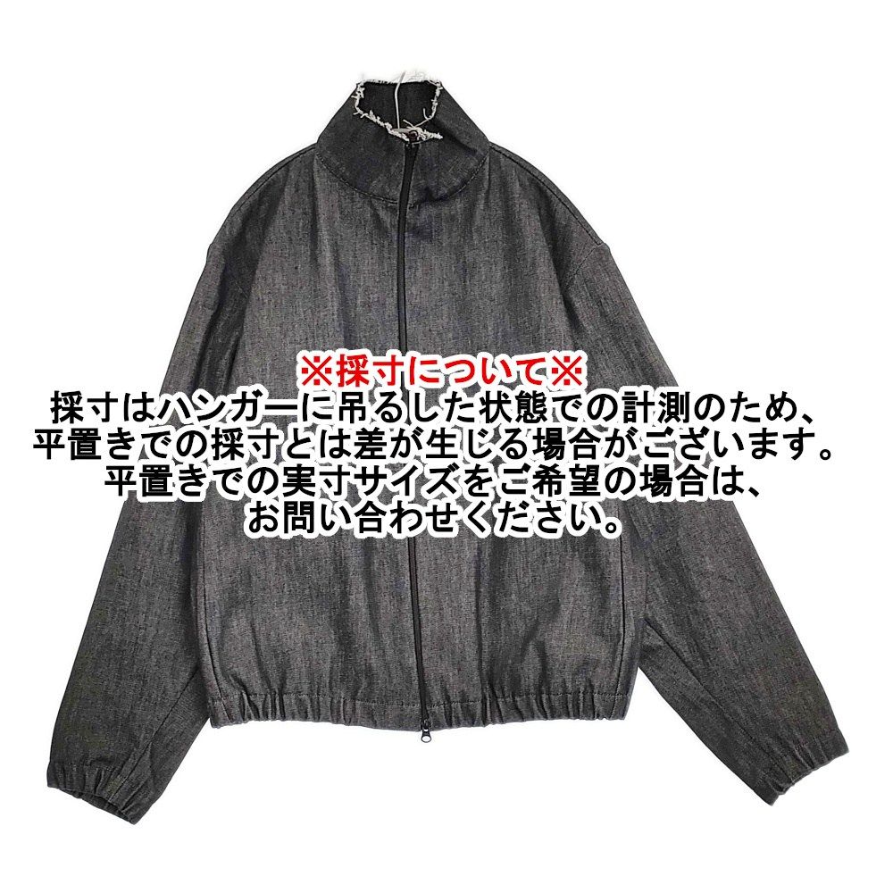 GABRIELA COLL GARMENTS NO.261 ZIPPER JACKET (BLACK DENIM) 定価