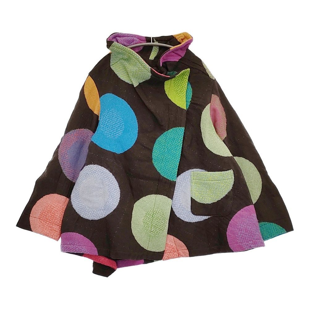 慈雨 09222122 サイズ40 スタンドカラー ウール コート ブラウン レディース ジウ【中古】5-1121T♪ 慈雨 09222122 サイズ40 スタンドカラー ウール コート ブラウン