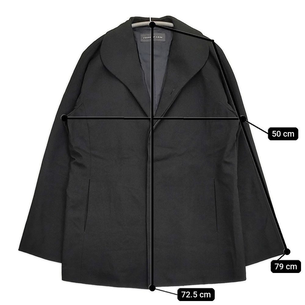 JURGEN LEHL J0134FJ511 ウール テーラードジャケット ブラック