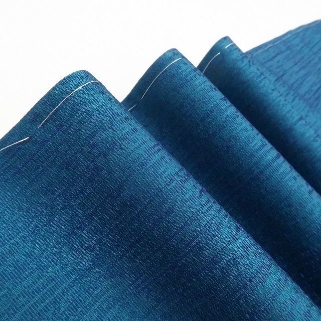 ❁tomihisa❁ BANKAN 着物 正絹 仕付け糸付 ワイドサイズ 装いに迷った日の頼れる味方 納戸色の色彩美を纏って 小紋 色無地 7310