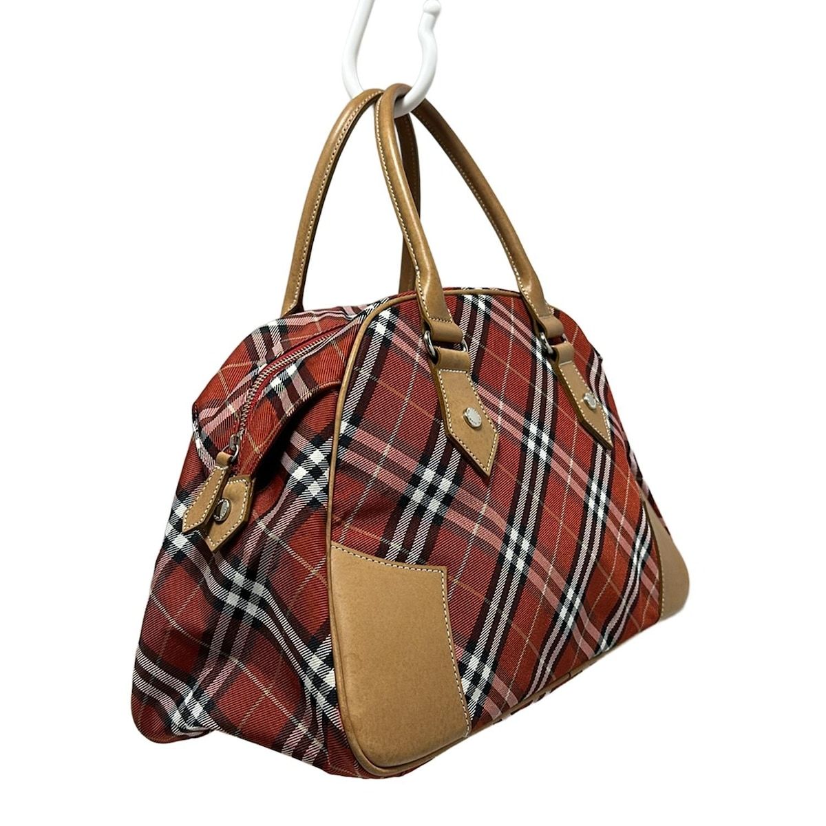 Burberry Blue Label(バーバリーブルーレーベル) ハンドバッグ レッド