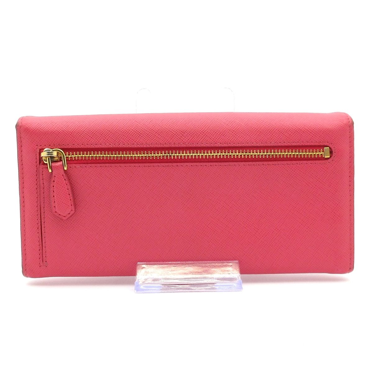 PRADA(プラダ) 長財布 - 1M1132 ピンク リボン レザー - メルカリ