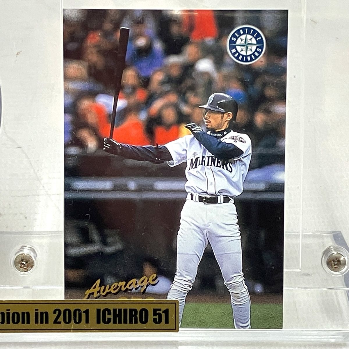 イチロー 2001年 首位打者記念レプリカサインボール 0.350 野球 ベース