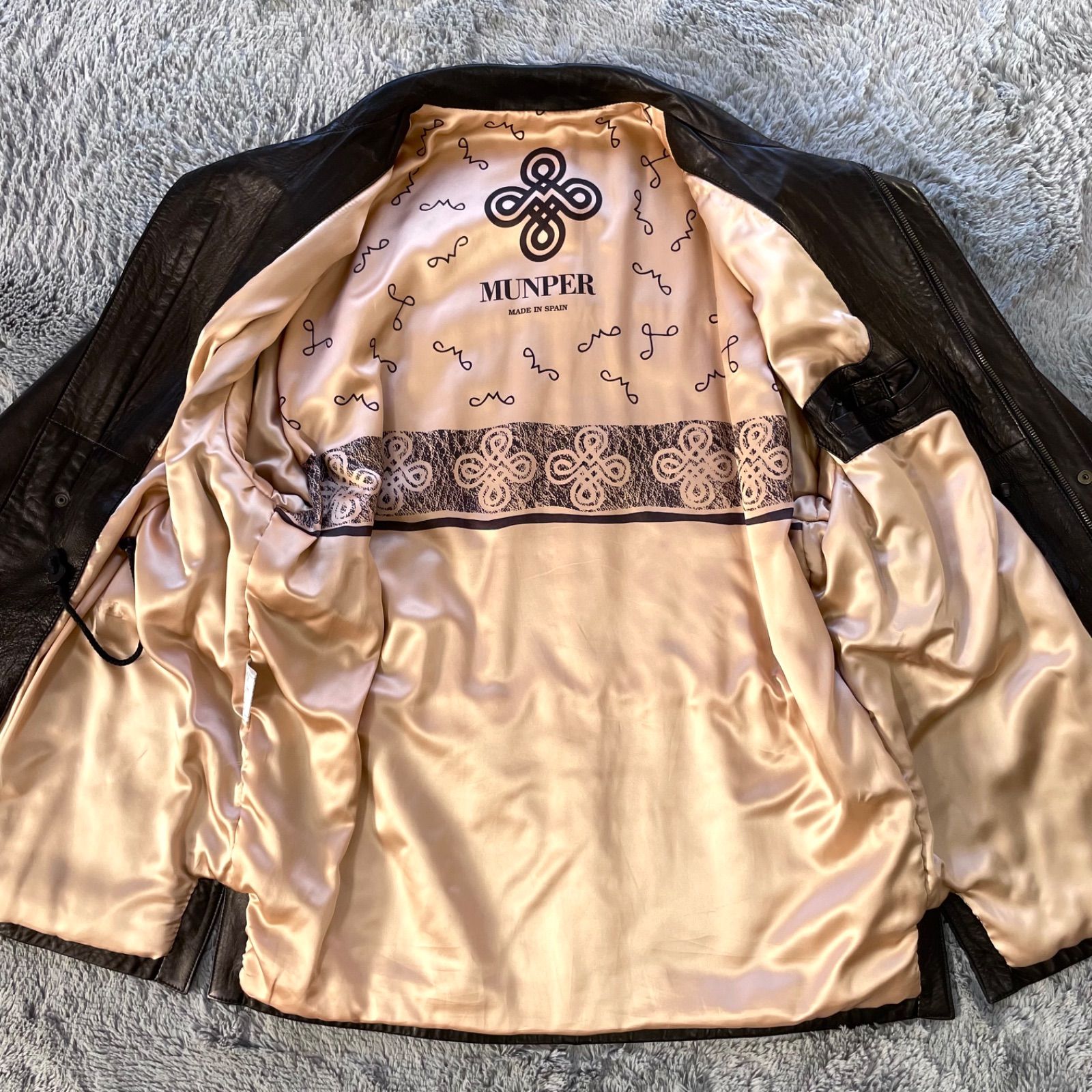 ユーロ古着】極美品✨MUNPER ムンペル スペイン製 ラムレザー 羊革