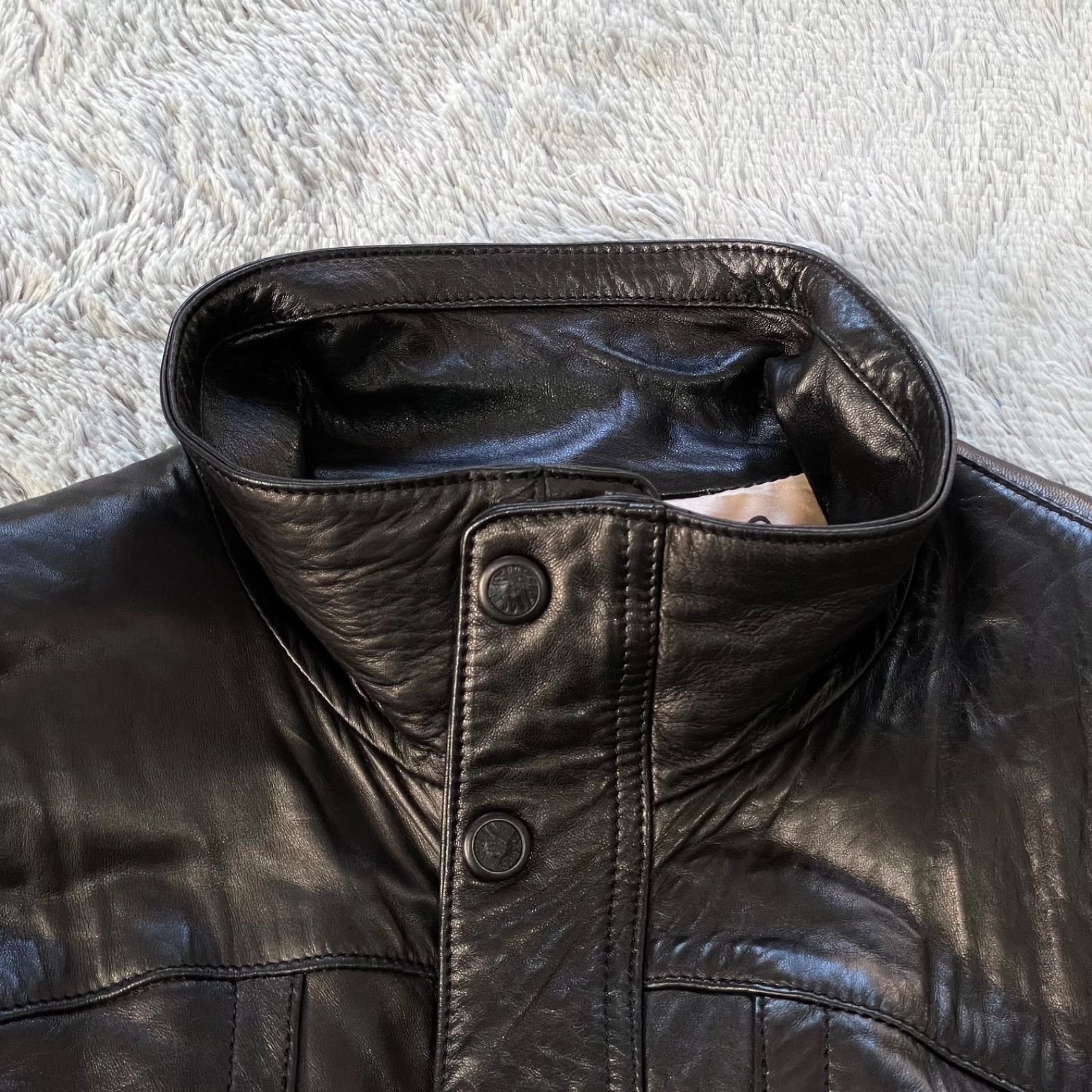 ユーロ古着】極美品✨MUNPER ムンペル スペイン製 ラムレザー 羊革