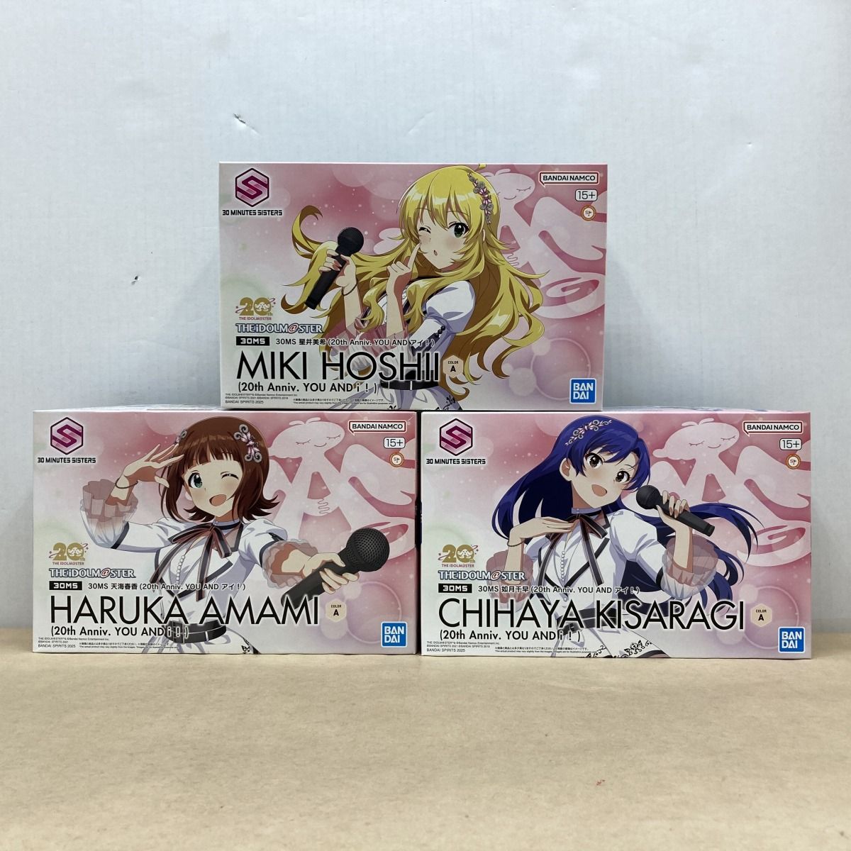 BANDAI アイドルマスター 30MS 天海春香/如月千早/星井美希 (20th