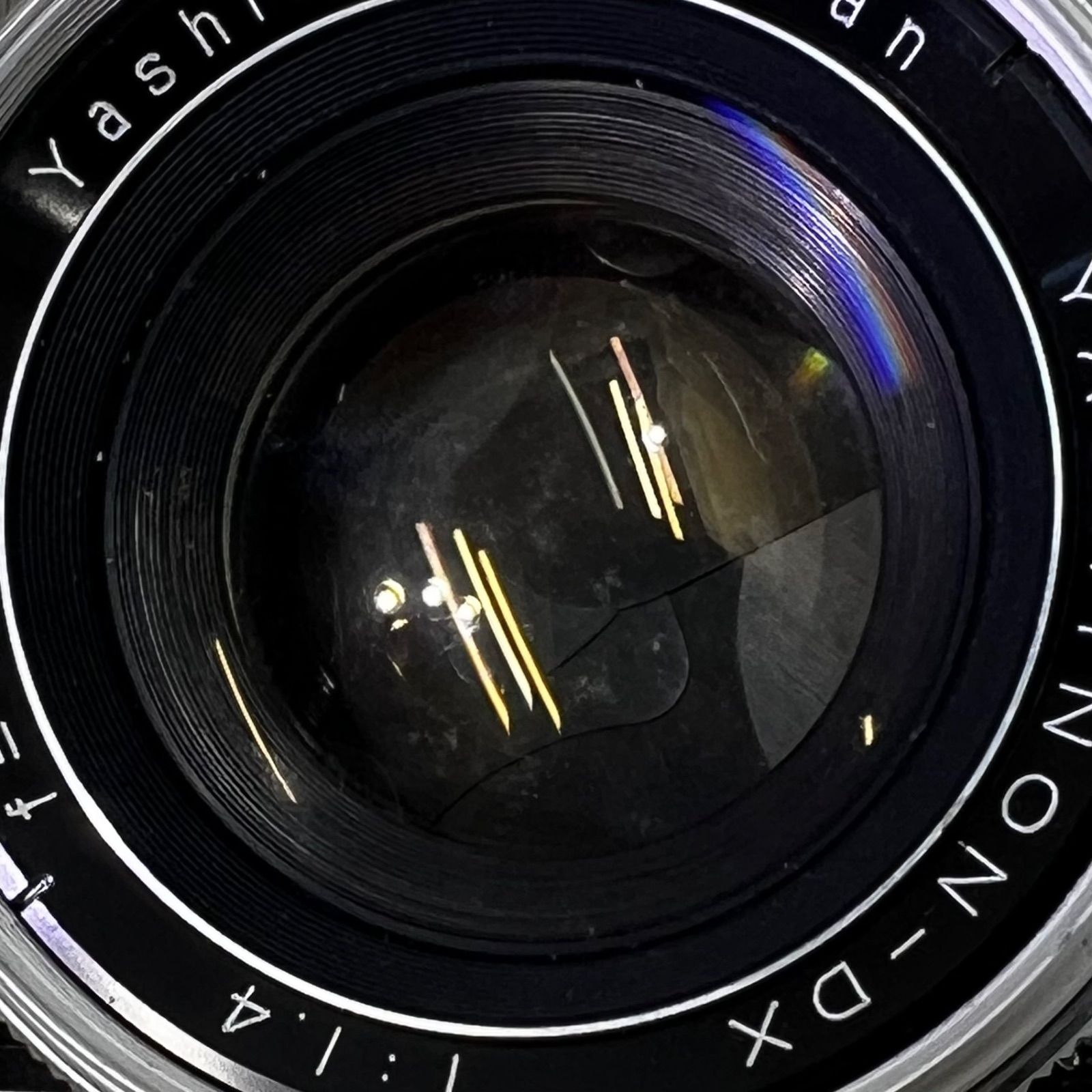 3-000211】 YASHICA Lynx-14 ヤシカ YASHINON-DX 45mm F1.4 フィルム