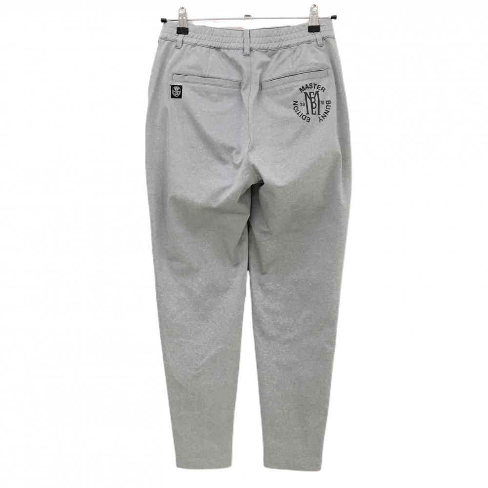 美品】マスターバニー パンツ 杢グレー ストレッチ サイドロゴ