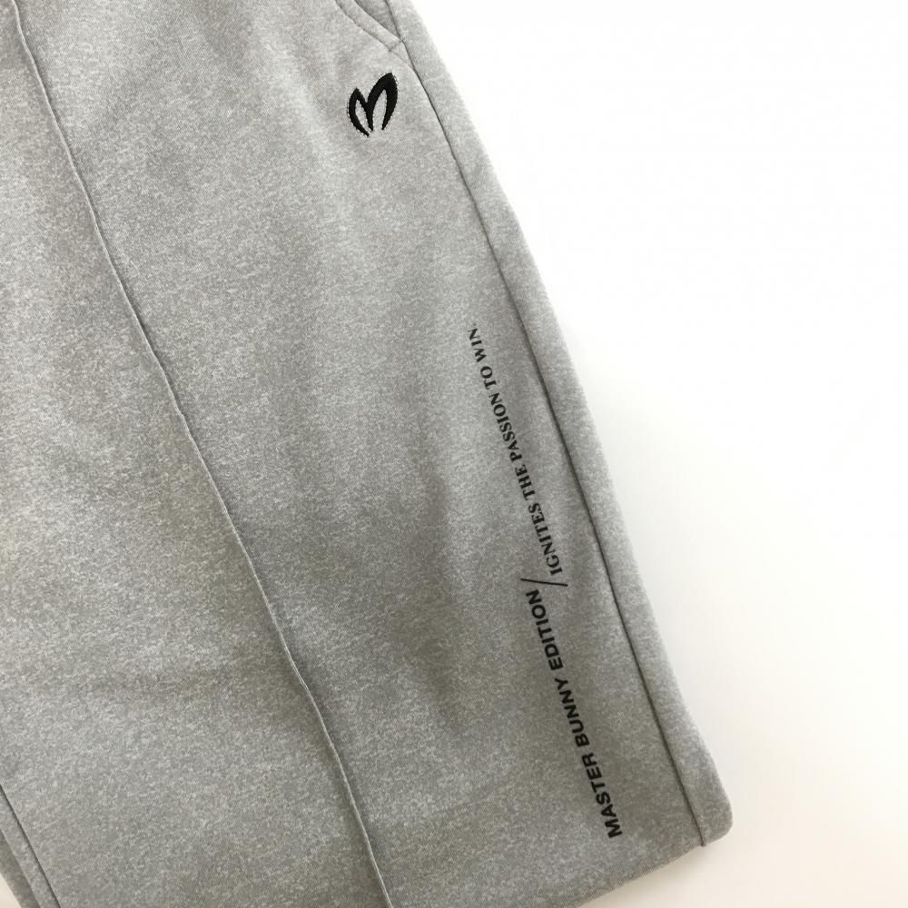 美品】マスターバニー パンツ 杢グレー ストレッチ サイドロゴ